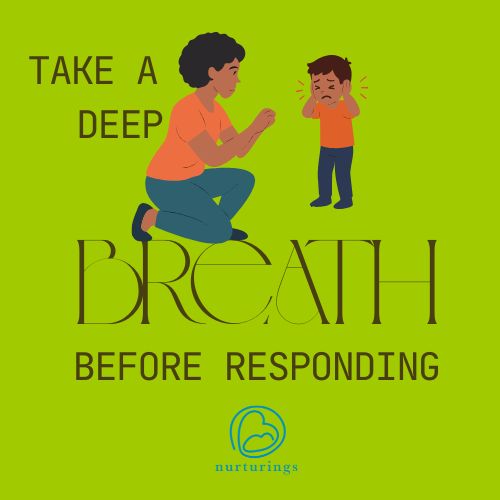 Take a deep breath before responding